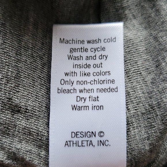 Athleta Solstice Tee Short Sleeve Athleisure Exercise Light Gray Size Medium NWT - Picture 8 of 11